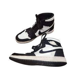Nike Jordan 1 Retro High OG Twist Pony 2019 PANDA Black White Womens Size 7